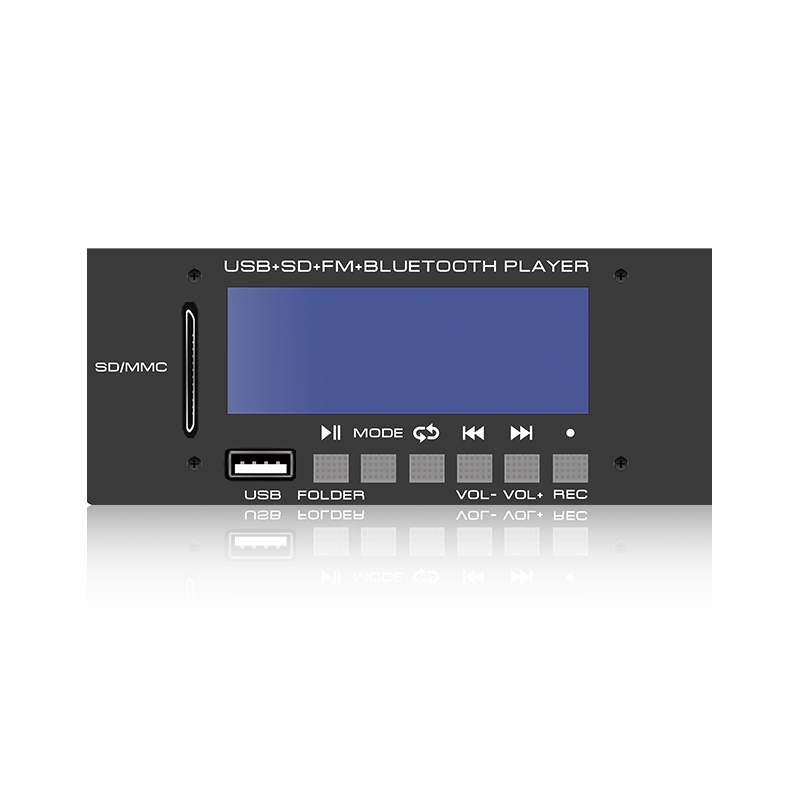 LCD6228: Leitor de MP3 com tela LCD de seis botões SD/USB com Bluetooth, TWS