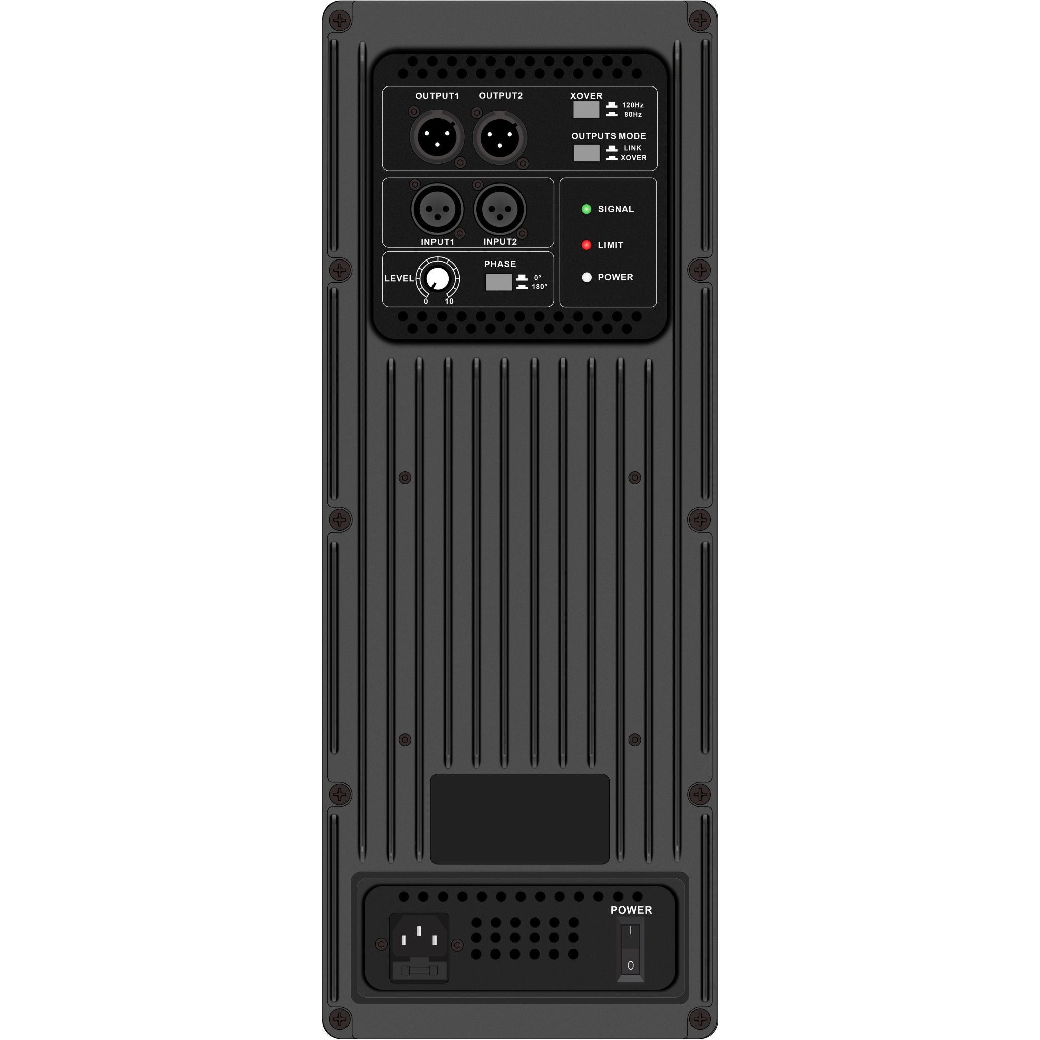 Amplificador de sistema de subwoofer alimentado S15SUB
