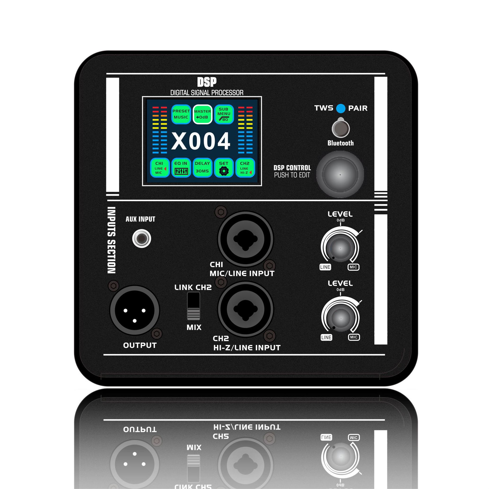 DSP2408: Novo módulo DSP multifuncional com design de tela colorida e compatibilidade Hi-Z