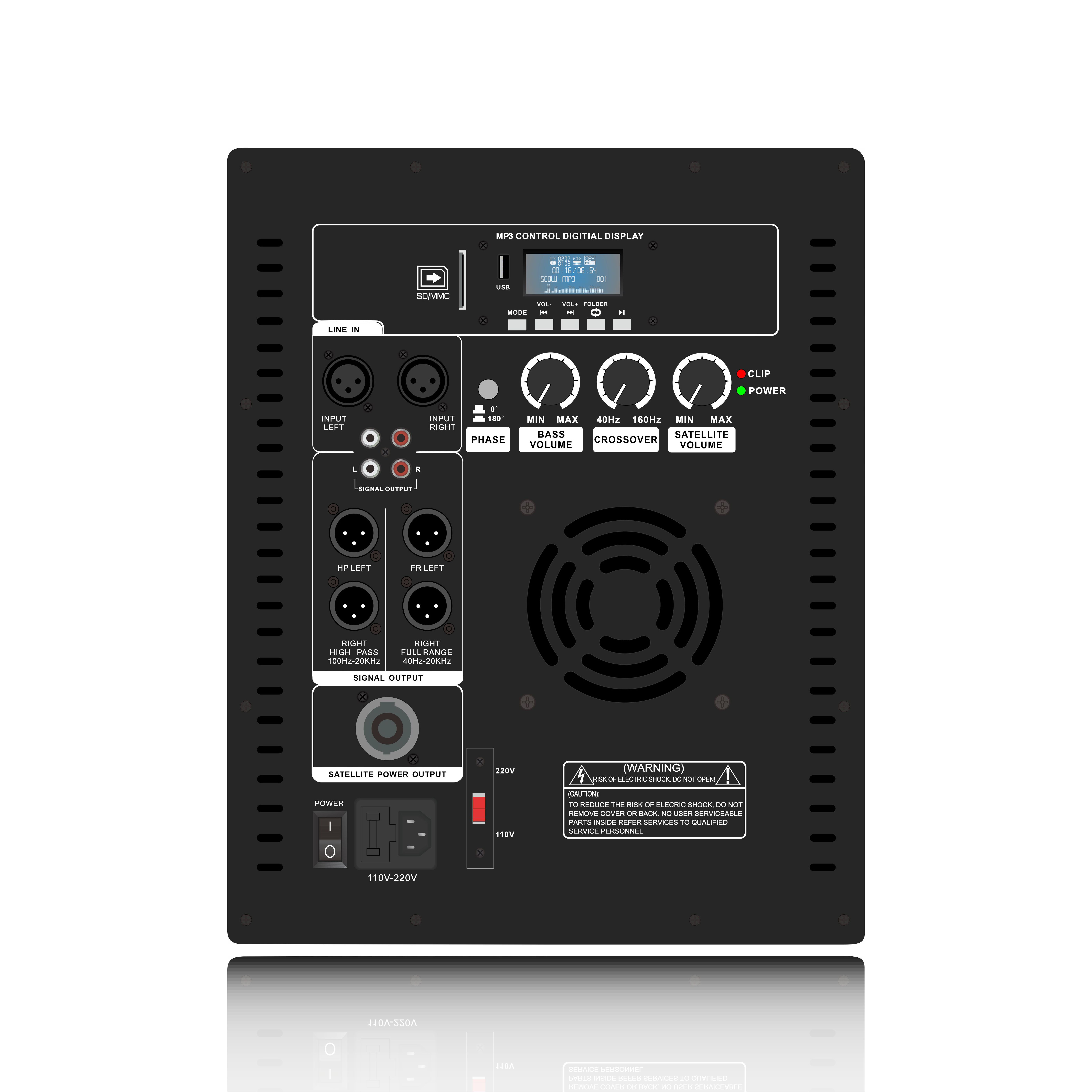 Amplificador de potência classe D ressonante de alta confiabilidade PL28-5X LLC