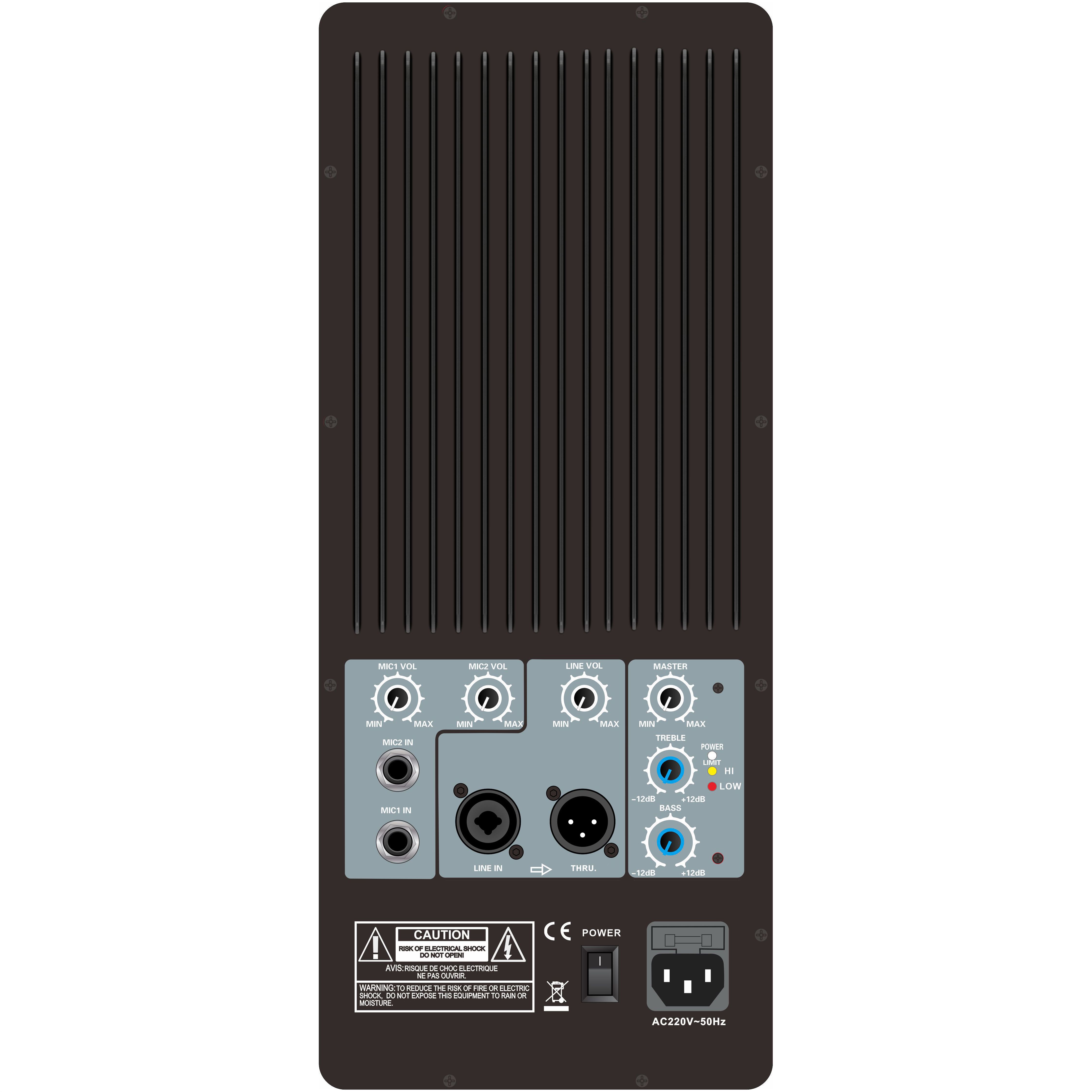 Potente amplificador de alto-falante classe H PL62
