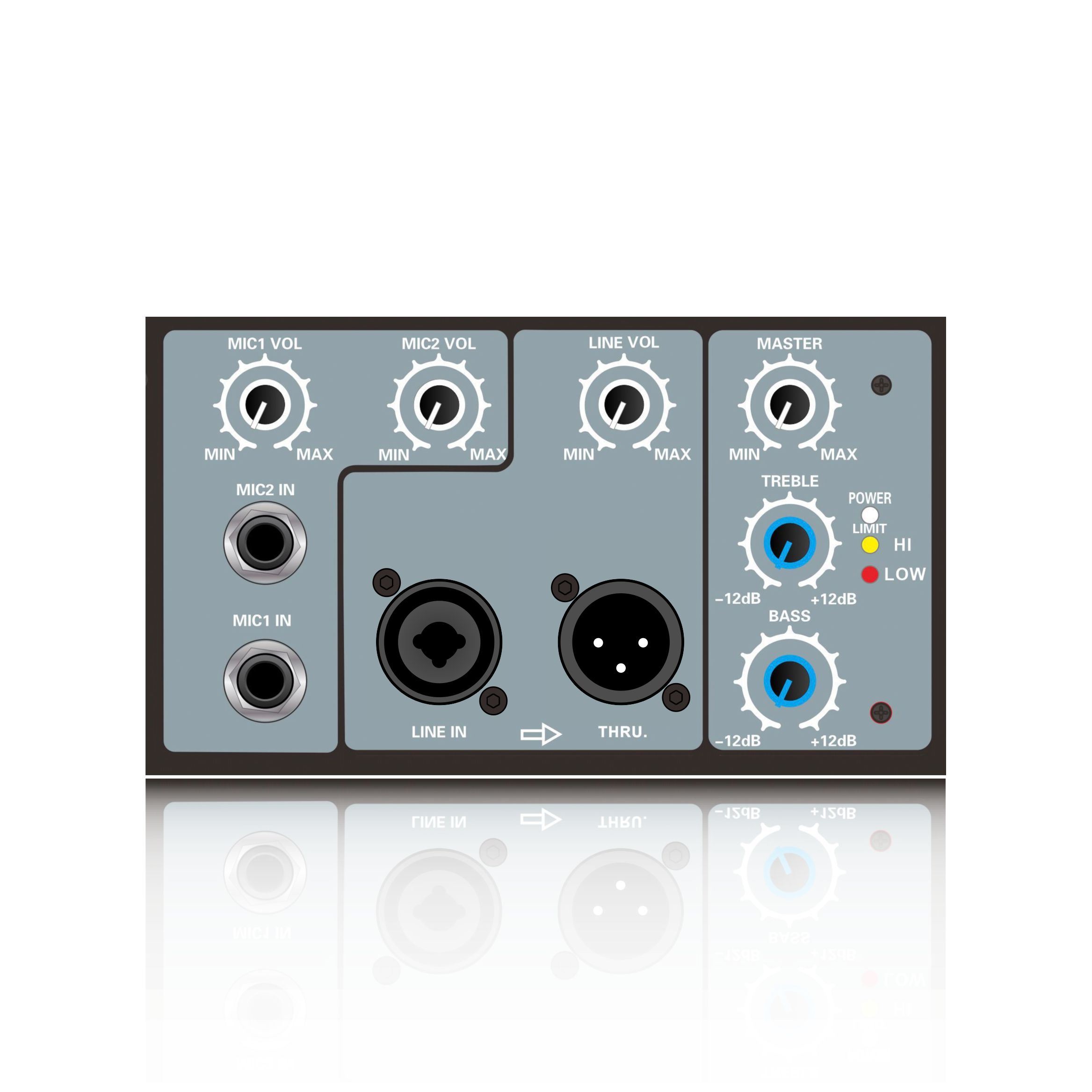Potente amplificador de alto-falante classe H PL62