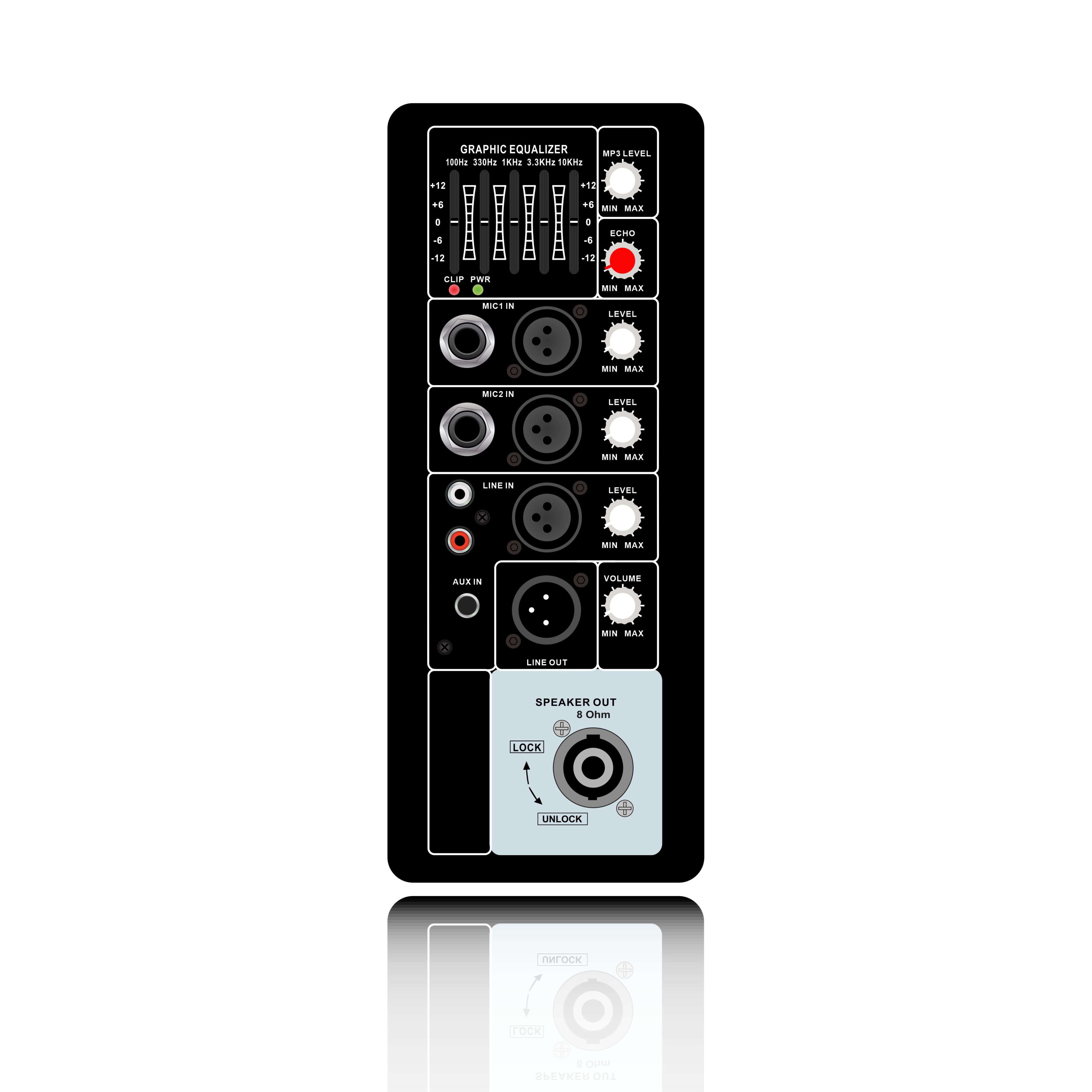 Amplificador de alto-falante do sistema PA classe AB PL70