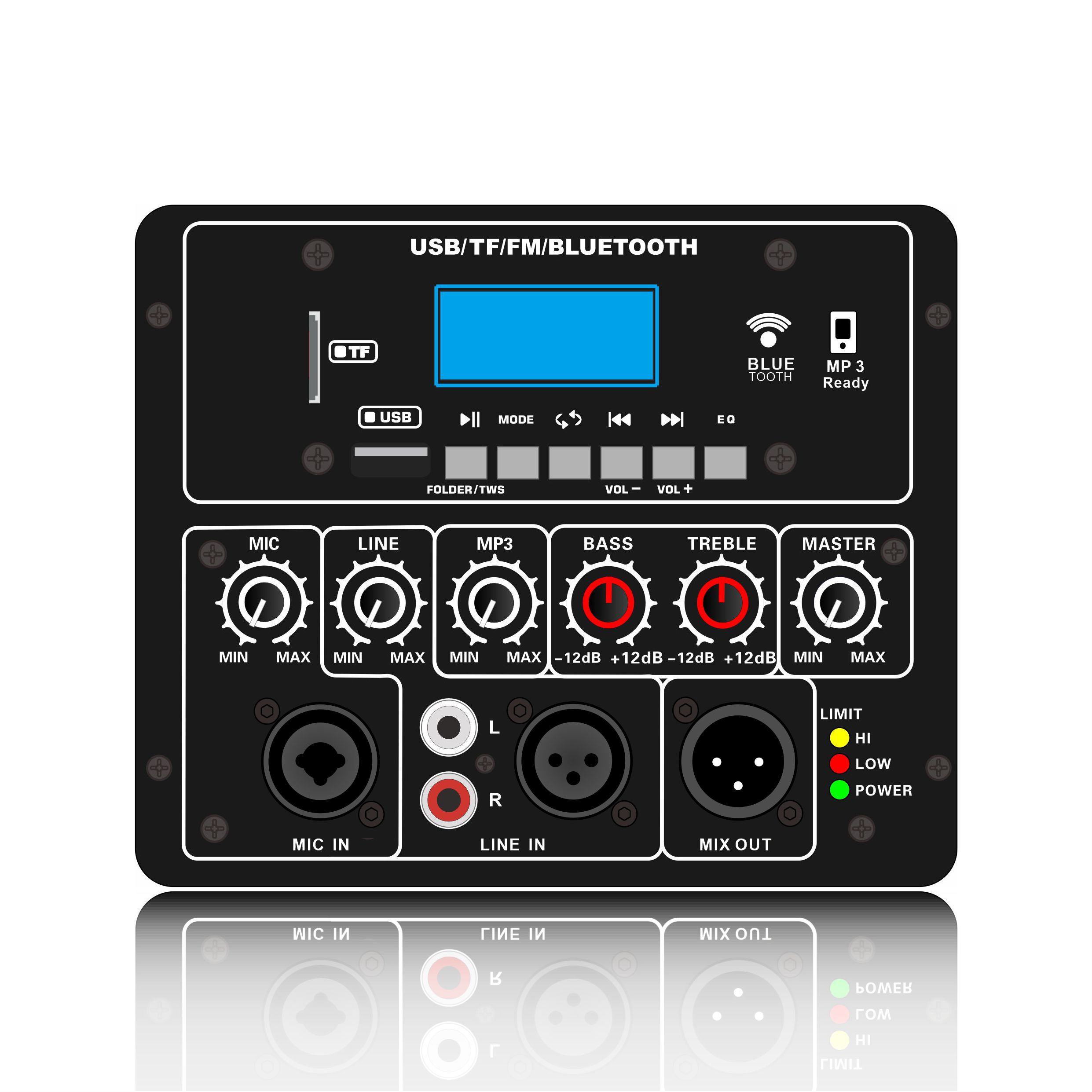 Amplificador de sistema de divisão de frequência elétrica classe H PL93