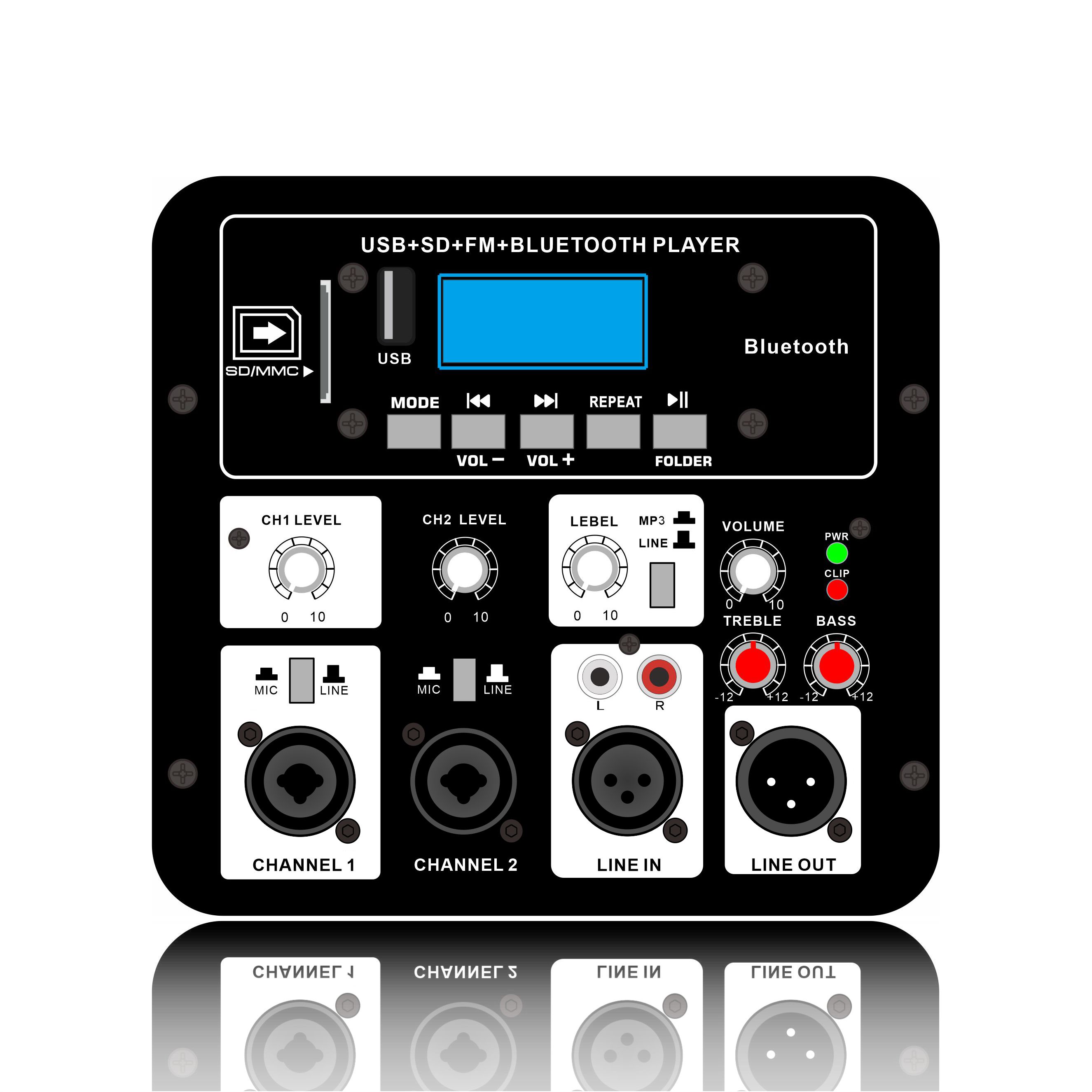 Amplificador de sistema PA Classe H alimentado PL76