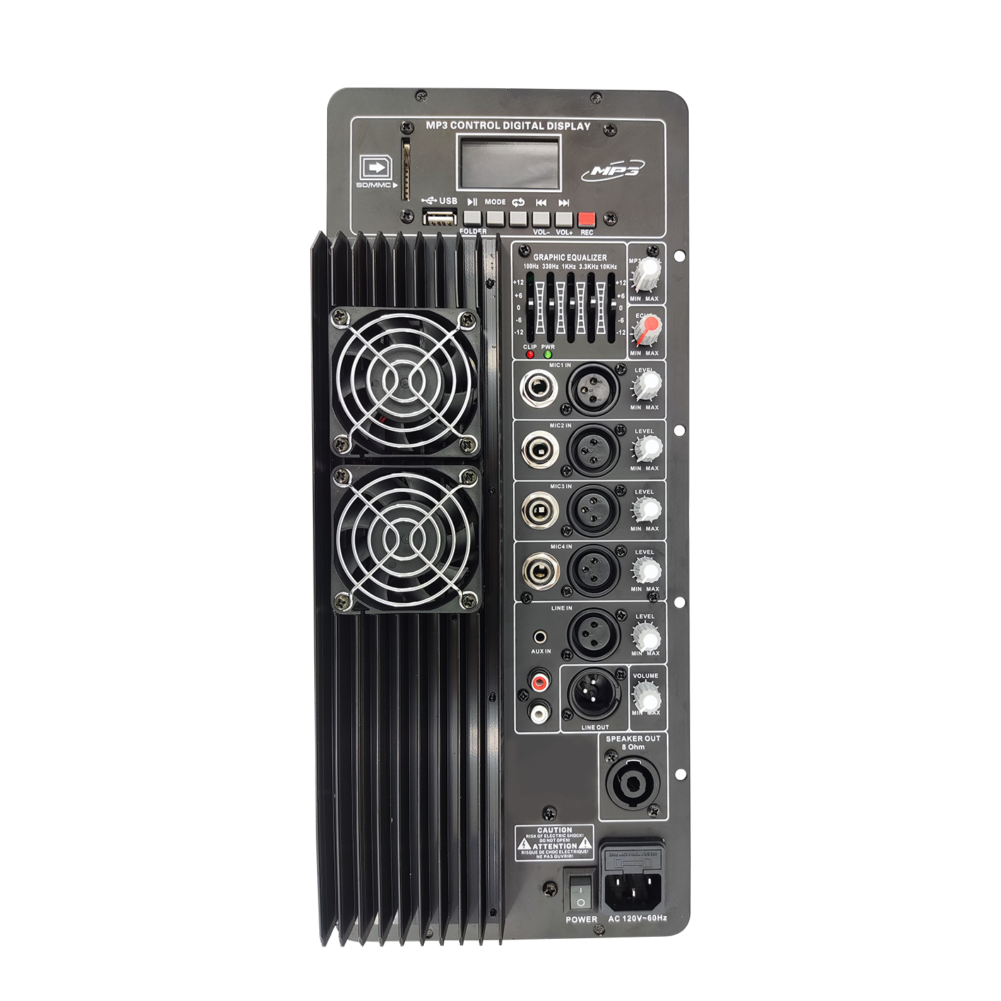 Amplificador de alto-falante multicanal classe AB PL67