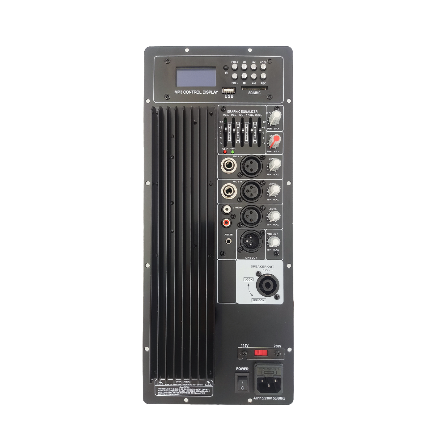 Amplificador de alto-falante do sistema PA classe AB PL70