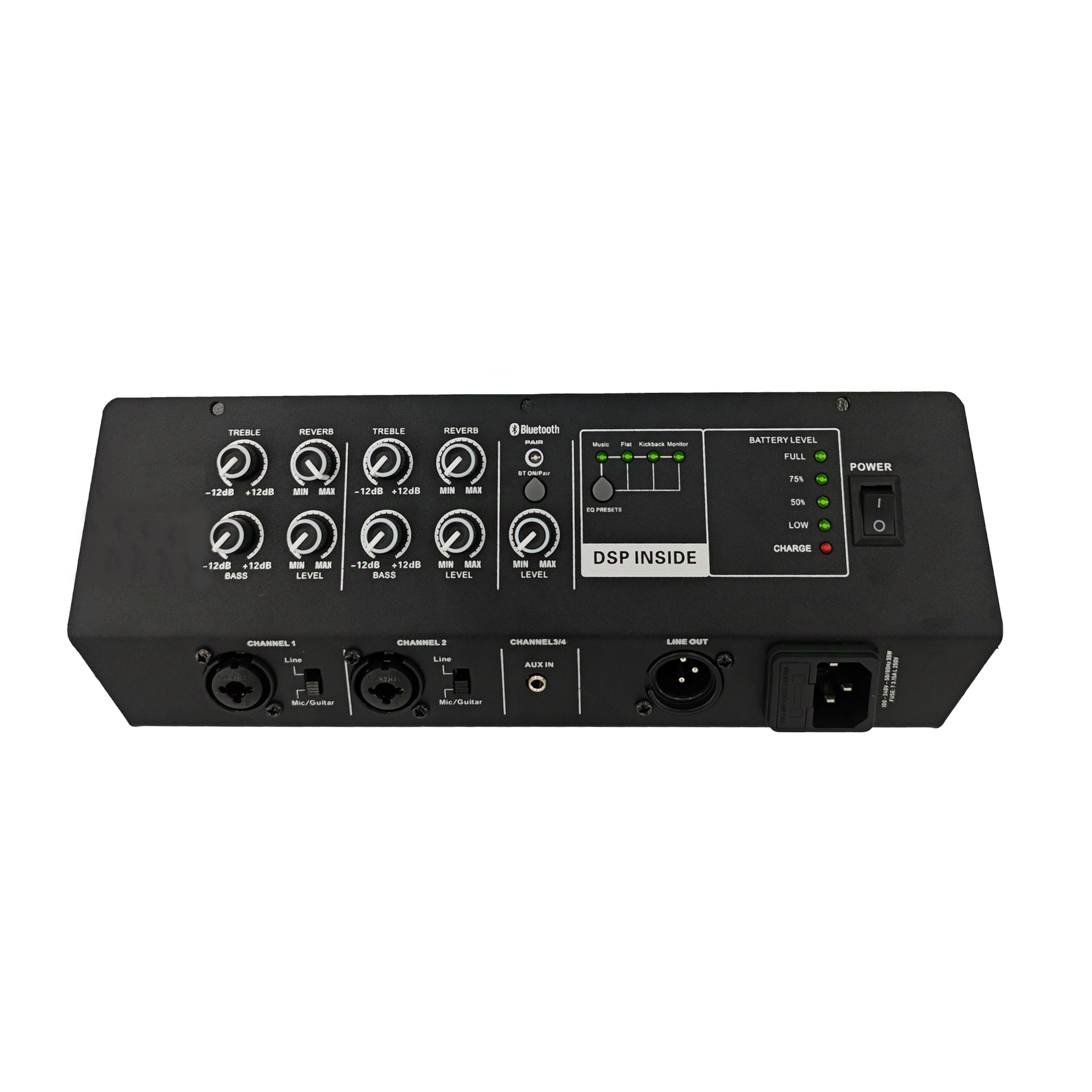 Amplificador de sistema de alto-falantes portátil PL85DSP