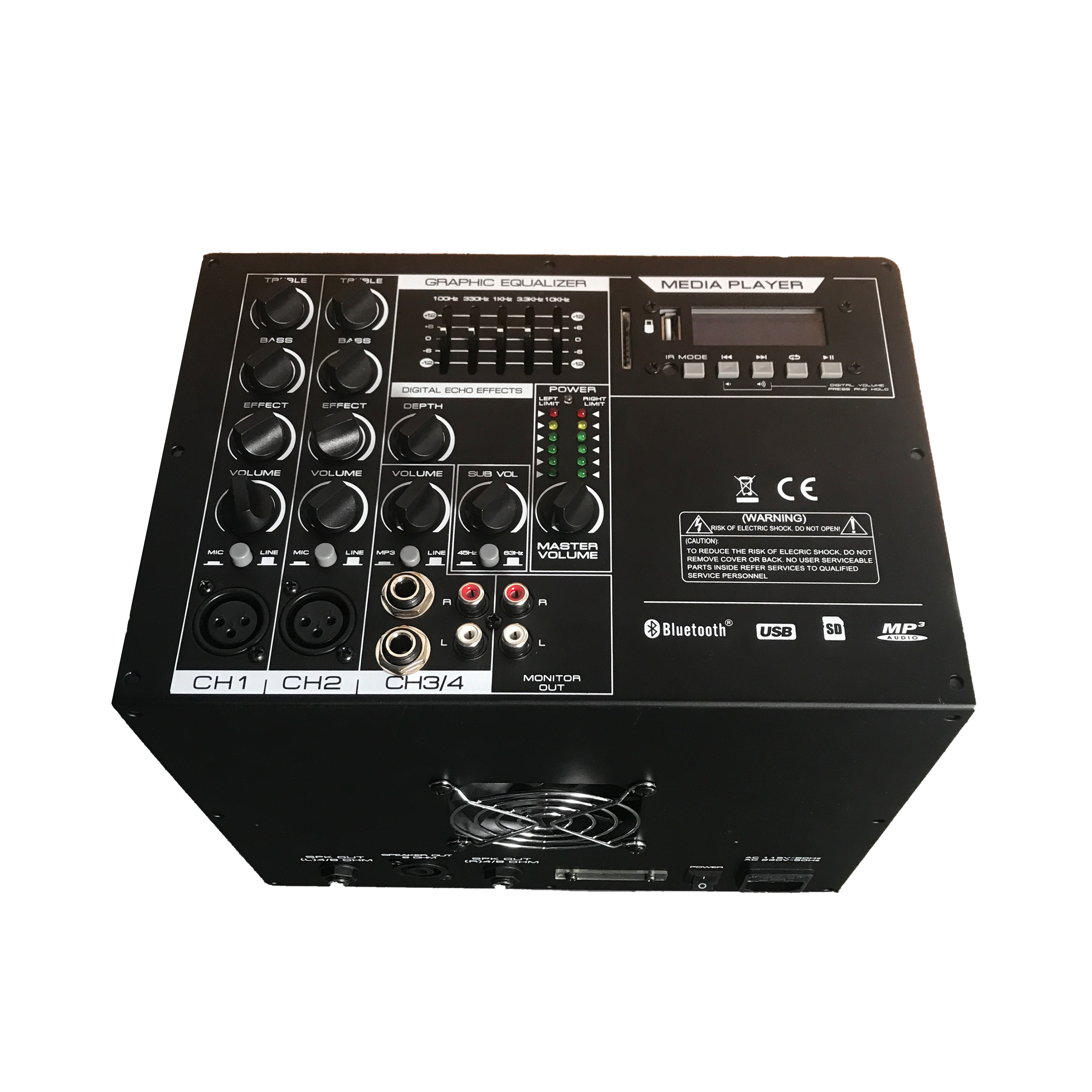 Amplificador de potência 2.1-2.2 do sistema de alto-falantes Line Array EON206SUB